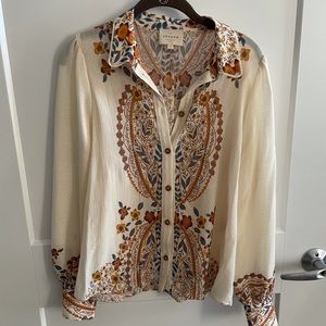 Sezane cotton silk Claudio shirt